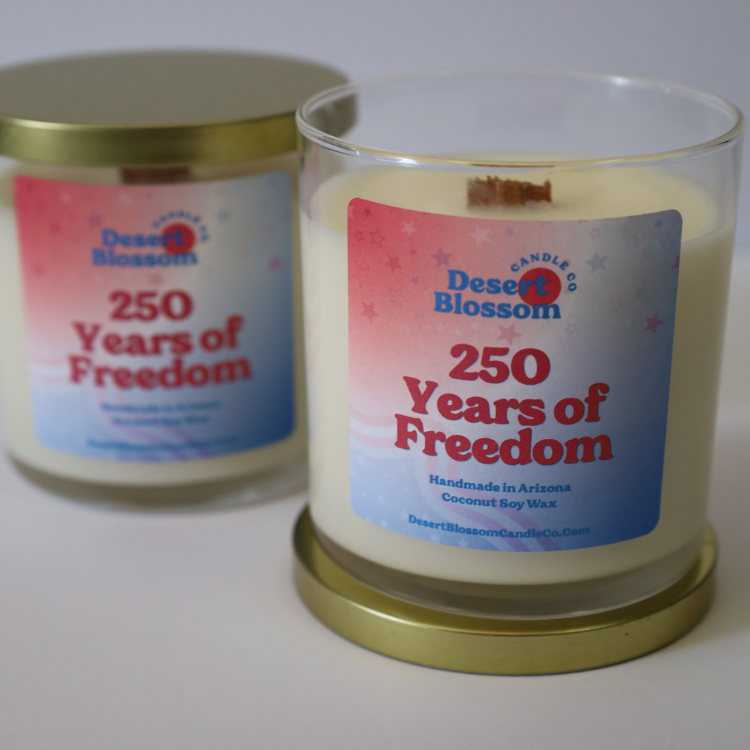 250 Years of Freedom Candle