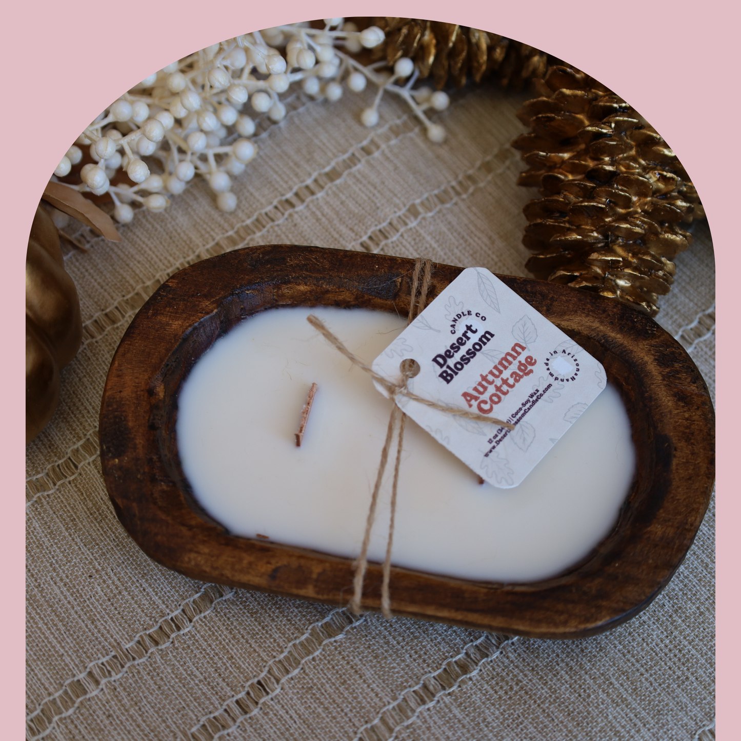 Autumn Cottage | 12 oz Dough Bowl Candle
