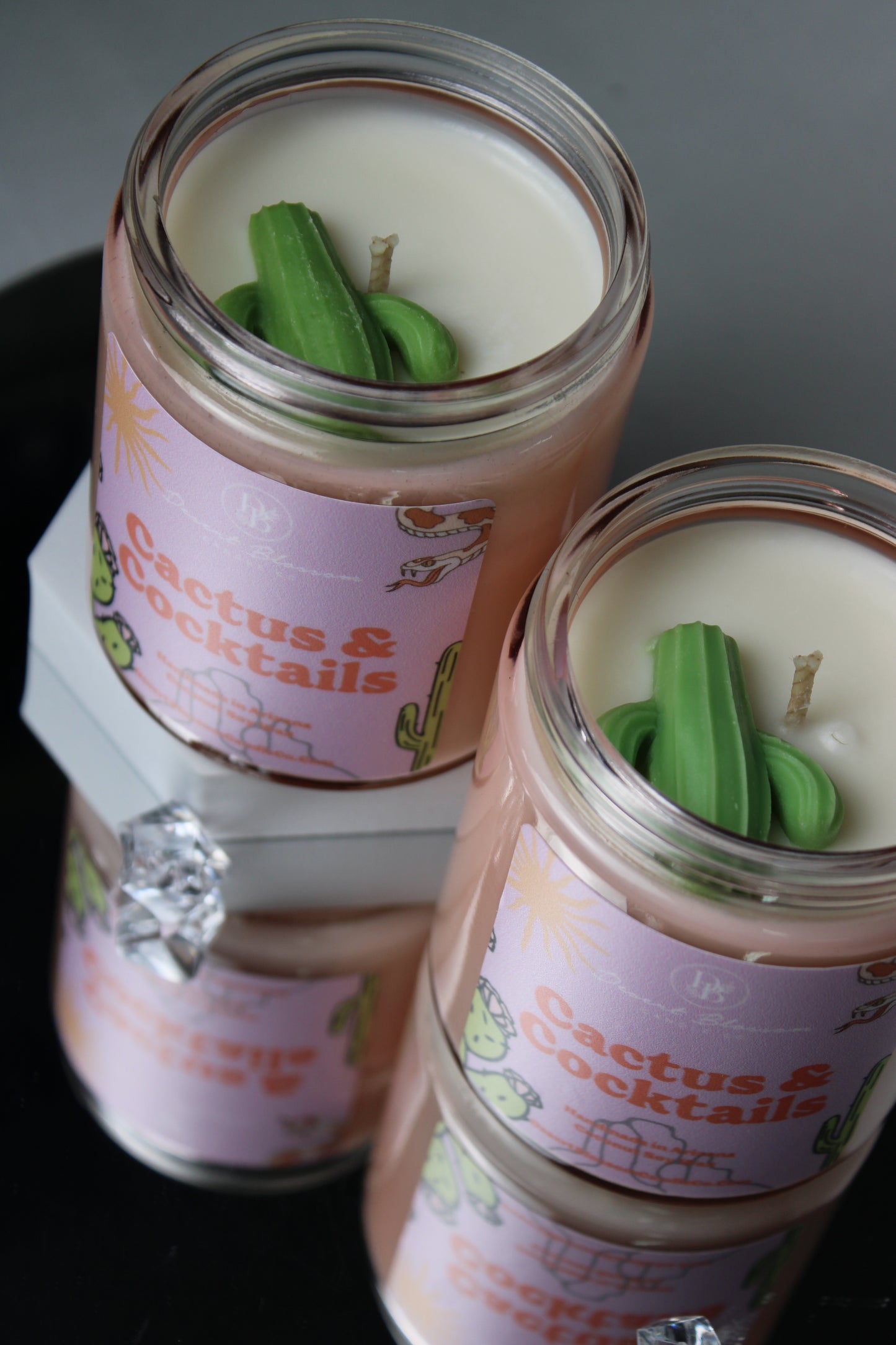 Cactus & Cocktails Cactus Candle