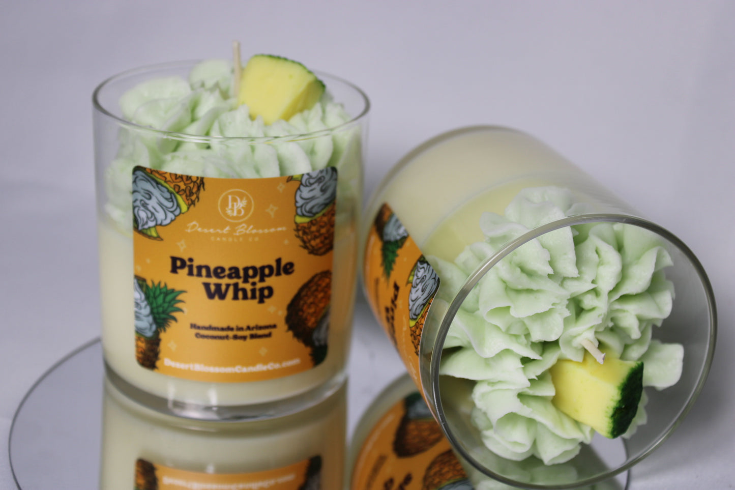 Pineapple Whip Dessert Candle