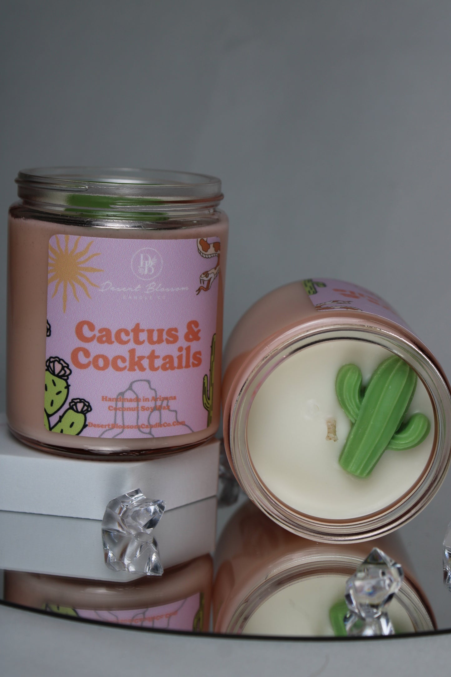 Cactus & Cocktails Cactus Candle