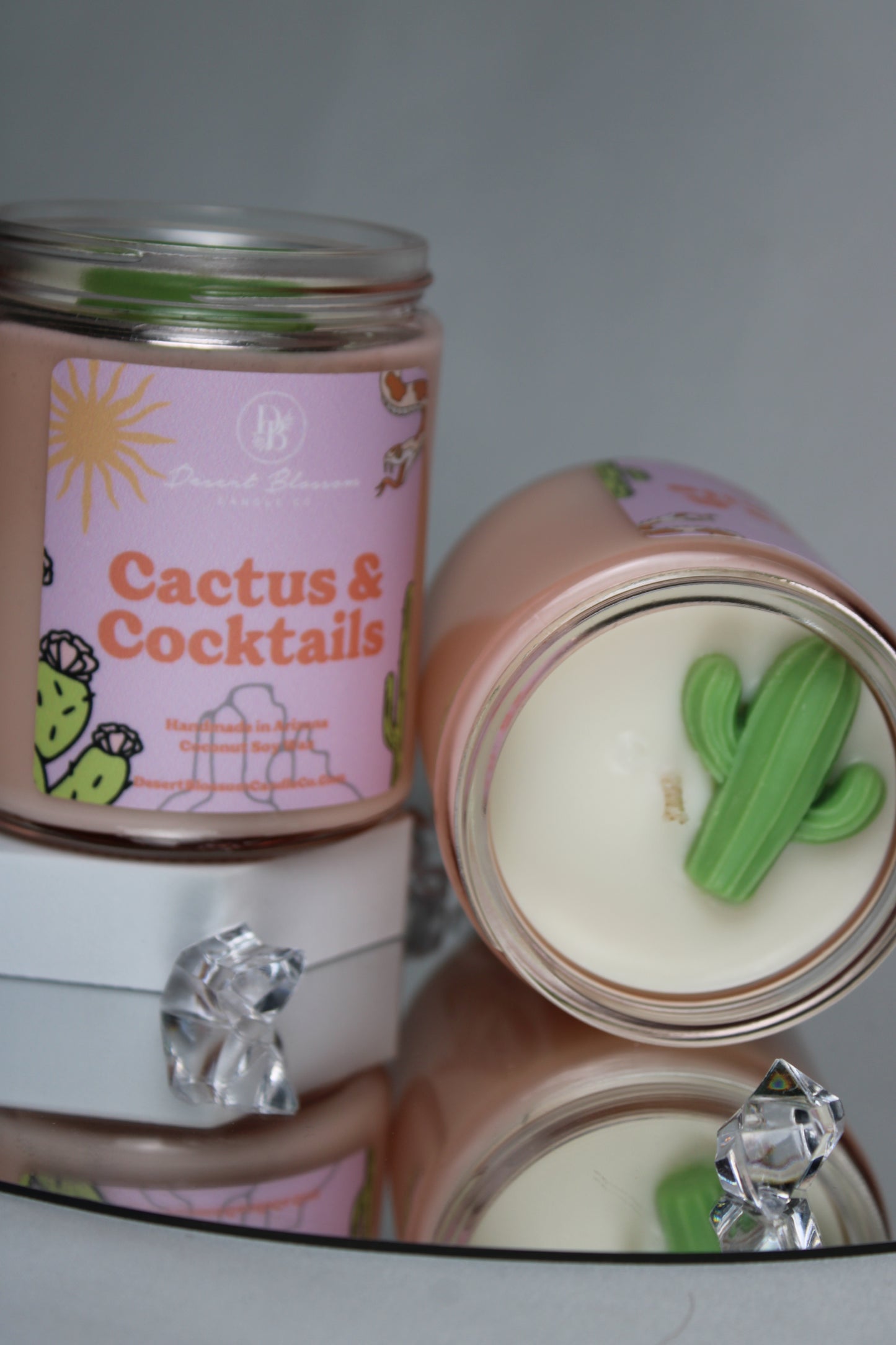 Cactus & Cocktails Cactus Candle