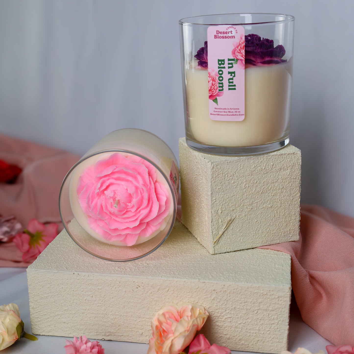 In Full Bloom Peony Novelty Candle
