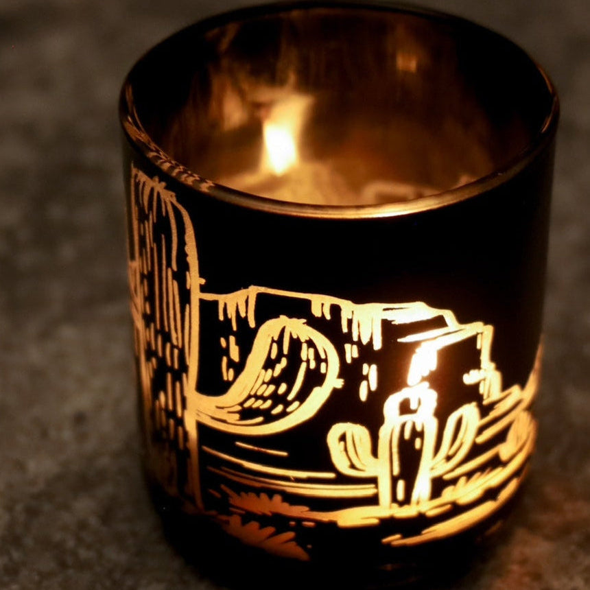 Glowing Cactus Candle
