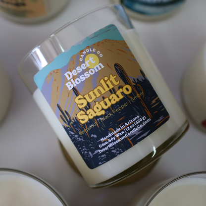 Sunlit Saguaro Candle