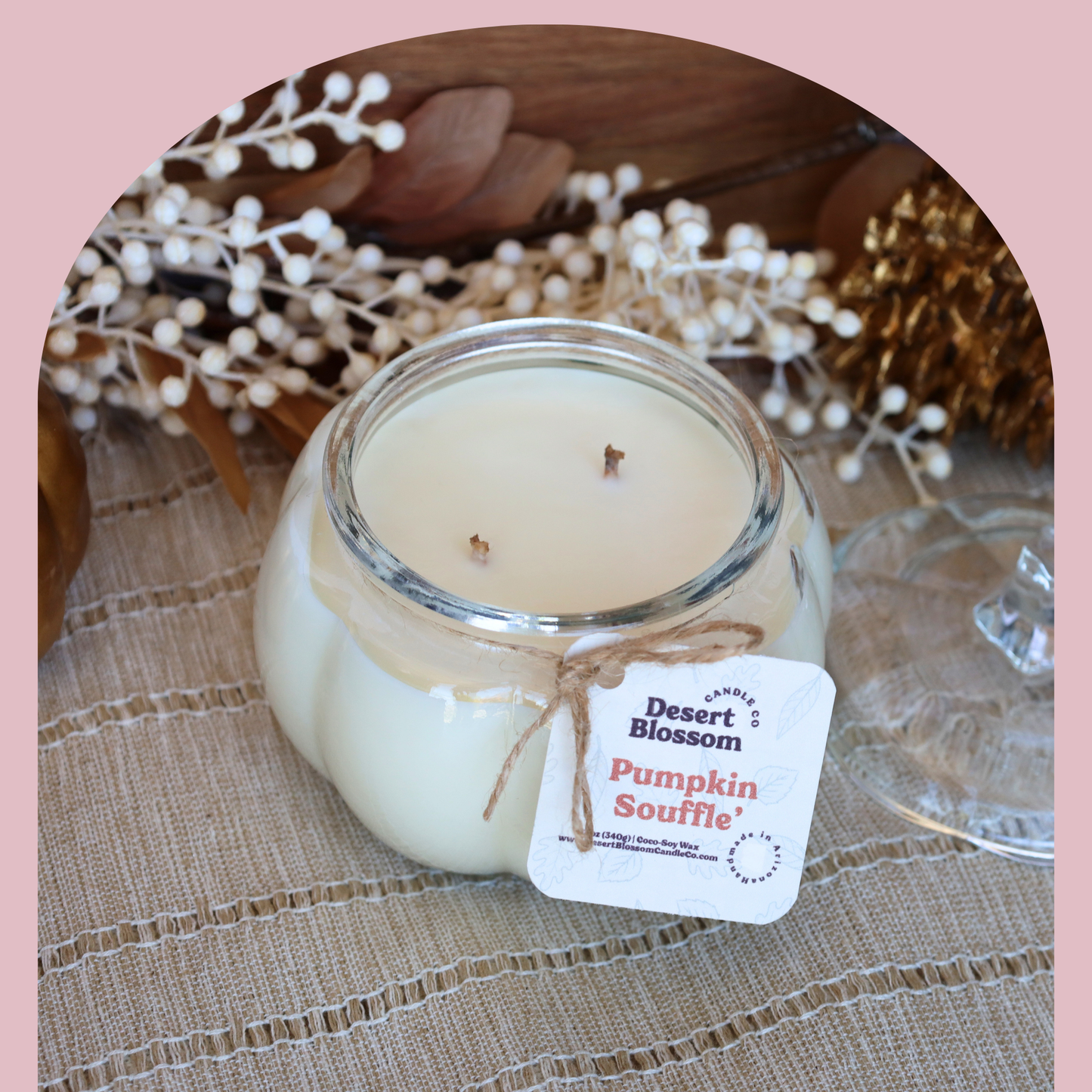 Pumpkin Soufflé | 12 oz Pumpkin Shaped Candle
