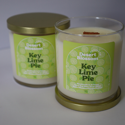 Key Lime Pie Wood Wick Candle