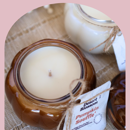 Mini Pumpkin Vessel Candles | 5 oz Fall Candle