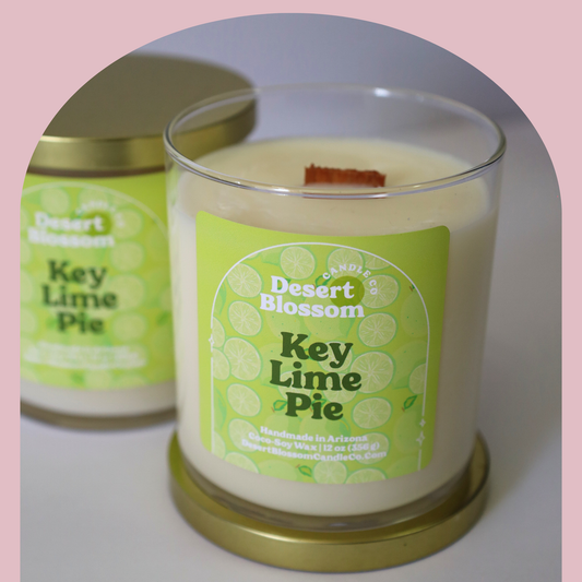 Key Lime Pie Wood Wick Candle