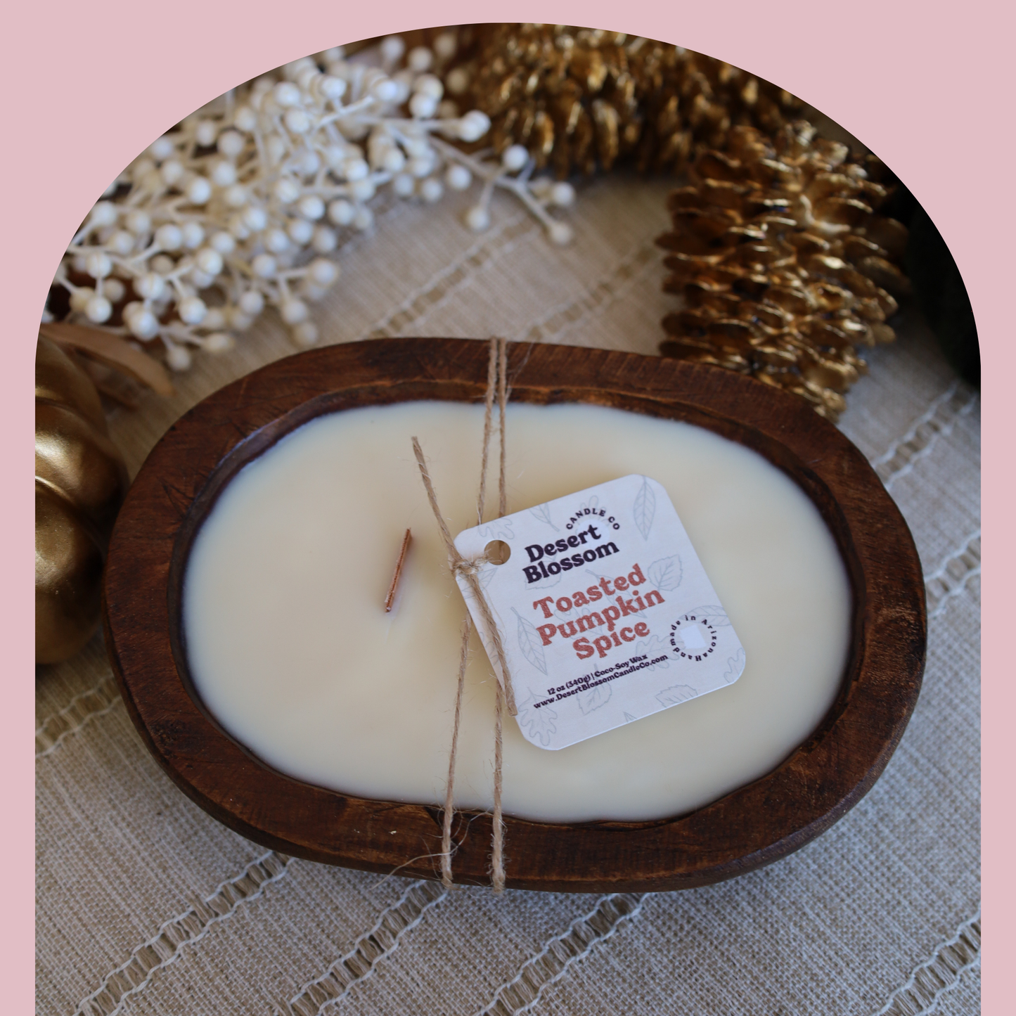 Toasted Pumpkin Spice Dough Bowl Candle | 12 oz