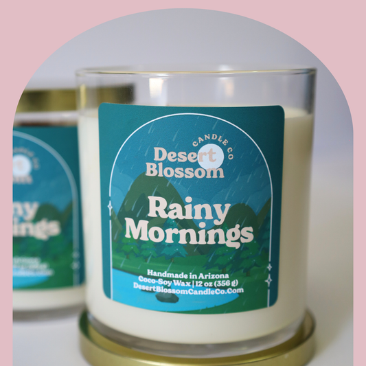 Rainy Mornings Wood Wick Candle