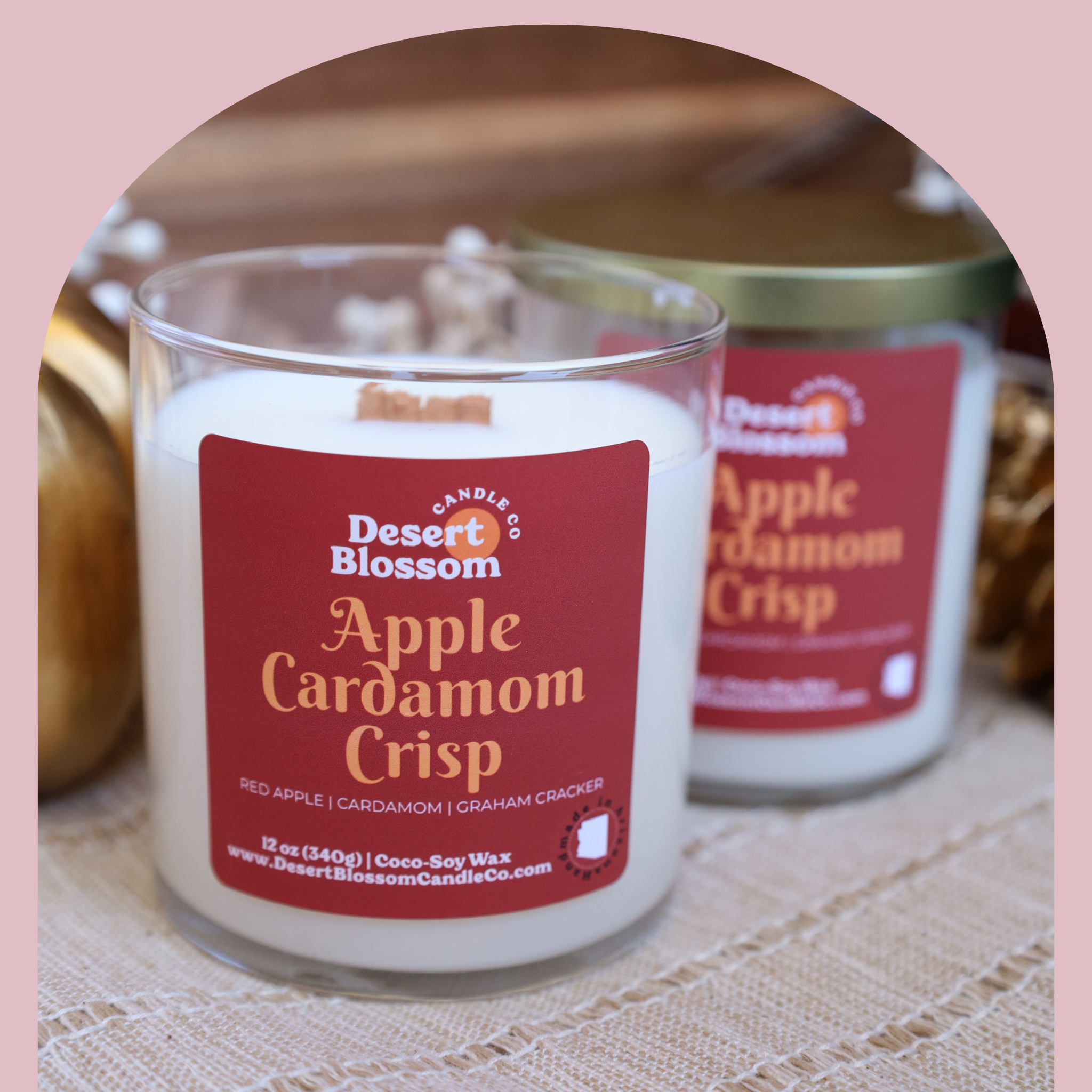 Apple Cardamom Crisp | Apple Fall Candle