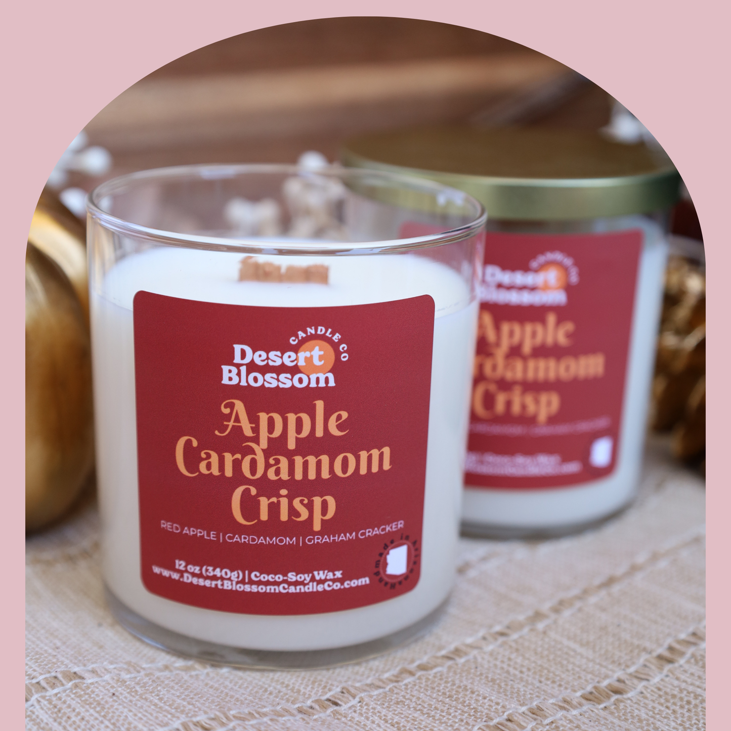Apple Cardamom Crisp | Apple Fall Candle