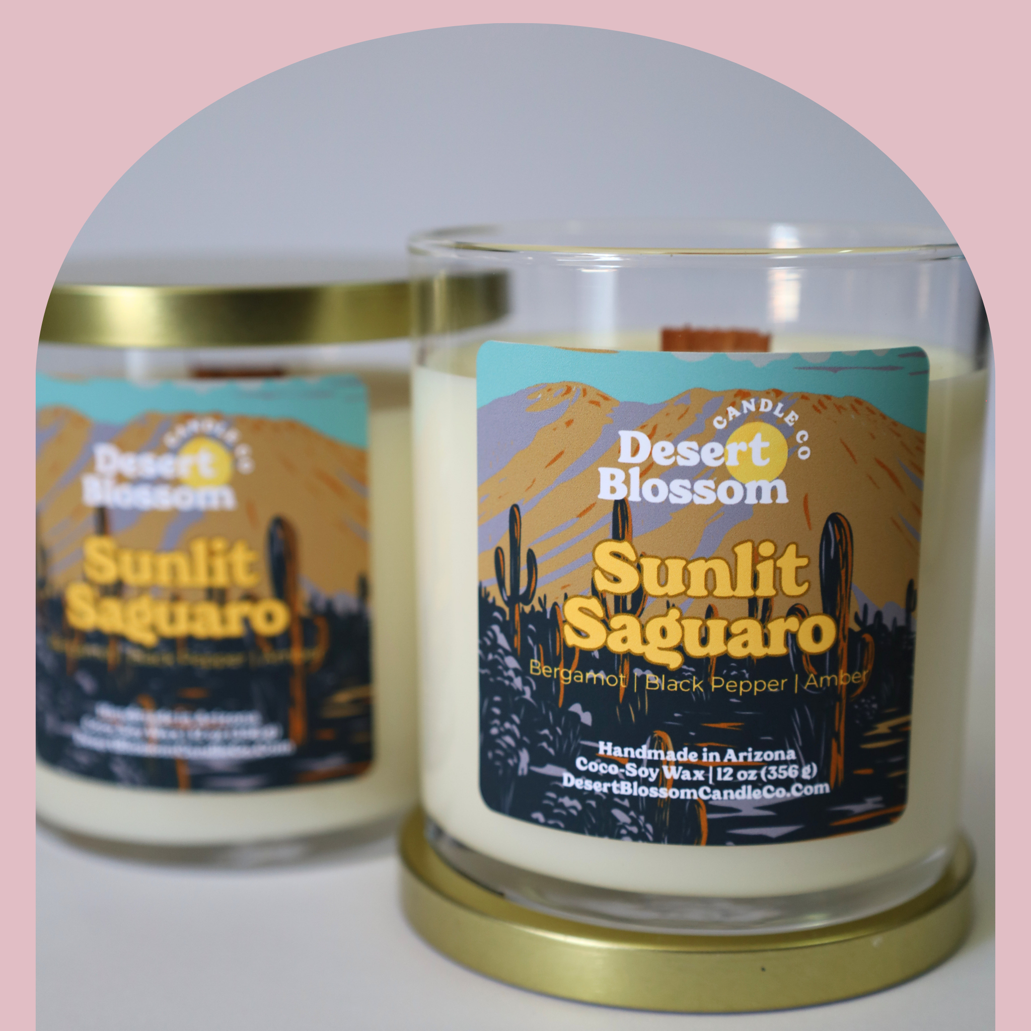 Sunlit Saguaro Candle