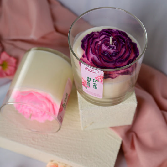 In Full Bloom Peony Novelty Candle