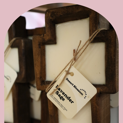 Cross Shaped Dough Bowl Candle