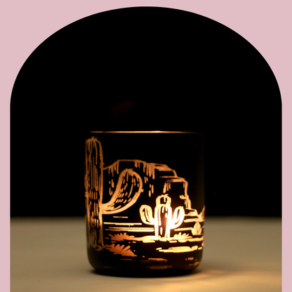 Glowing Cactus Candle