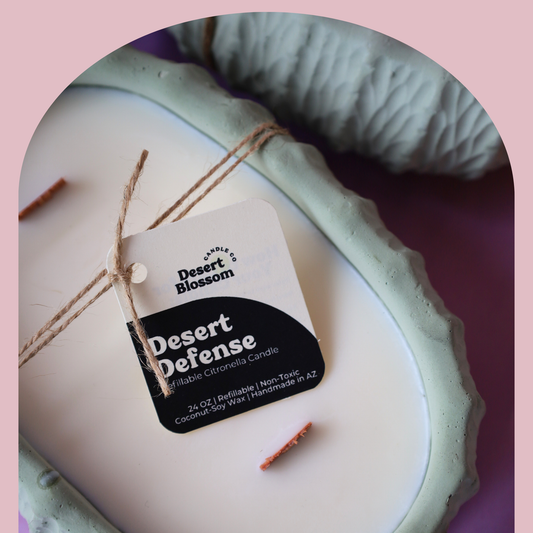 Desert Defense Citronella Cactus Candle