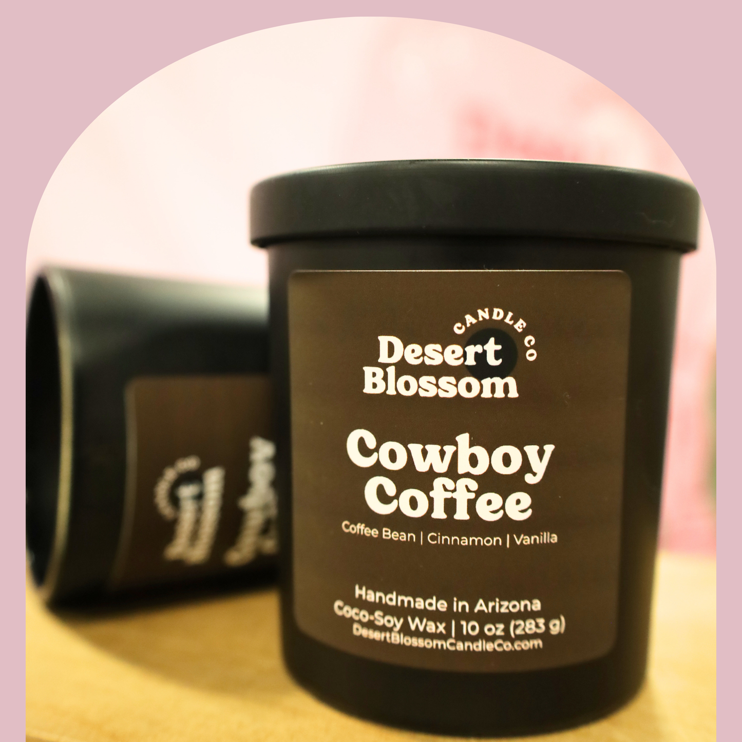 Cowboy Coffee Wood Wick Candle