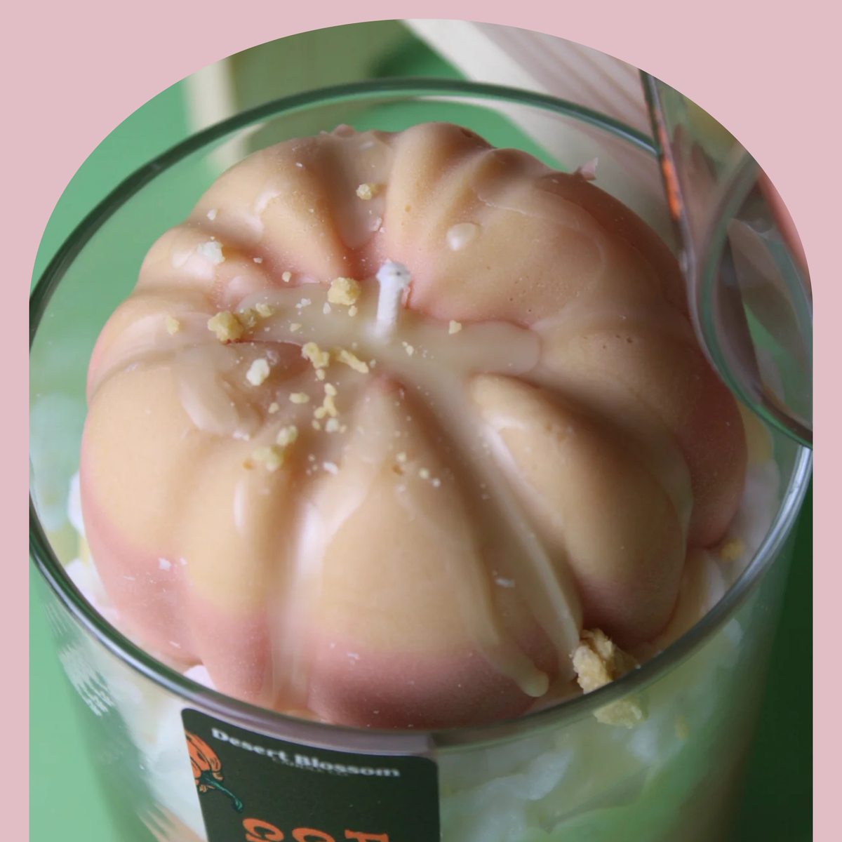 Pumpkin Caramel Crunch Whipped Candle | 12 oz Pumpkin Candle