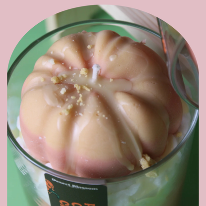 Pumpkin Caramel Crunch Whipped Candle | 12 oz Pumpkin Candle