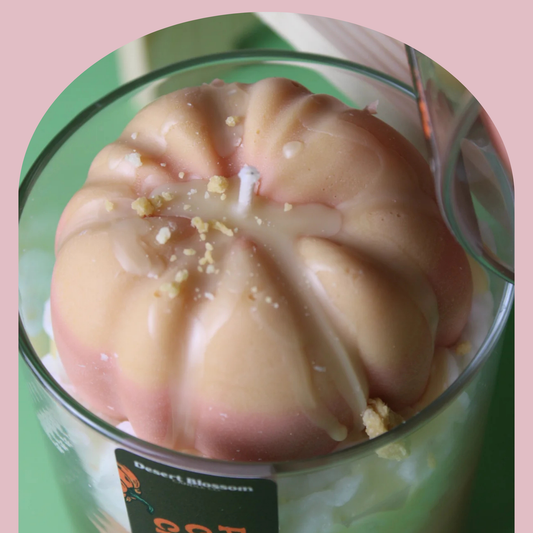 Pumpkin Caramel Crunch Whipped Candle | 12 oz Pumpkin Candle