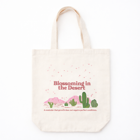 Blossoming In The Desert Tote Bag