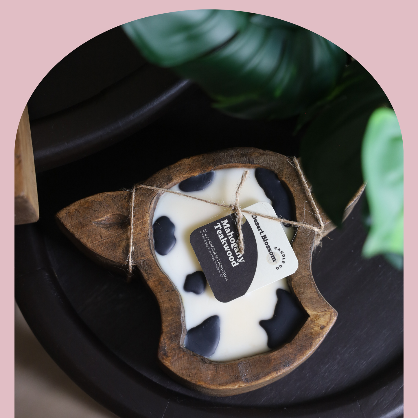 Cow Head Dough Bowl Candle