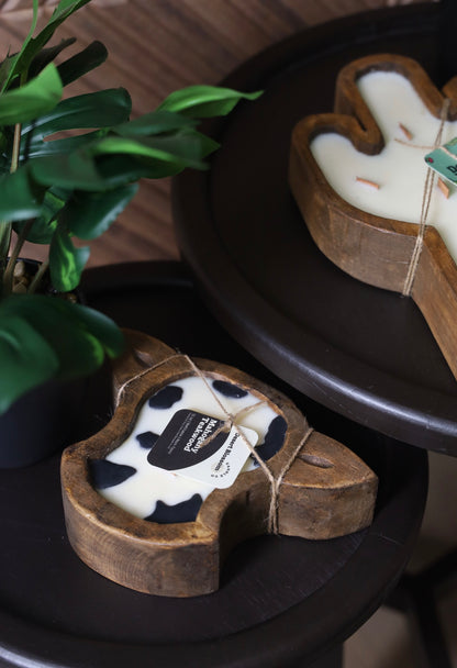 Cow Head Dough Bowl Candle