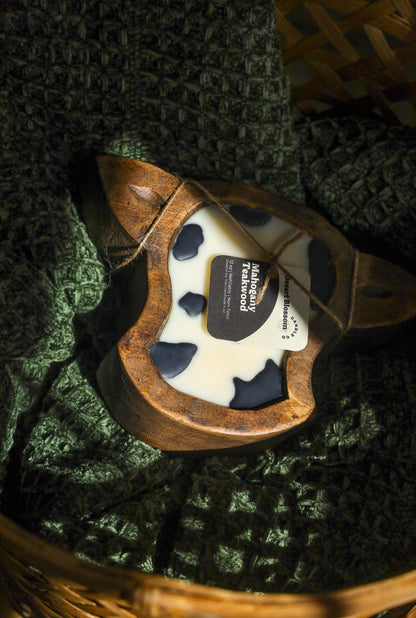 Cow Head Dough Bowl Candle