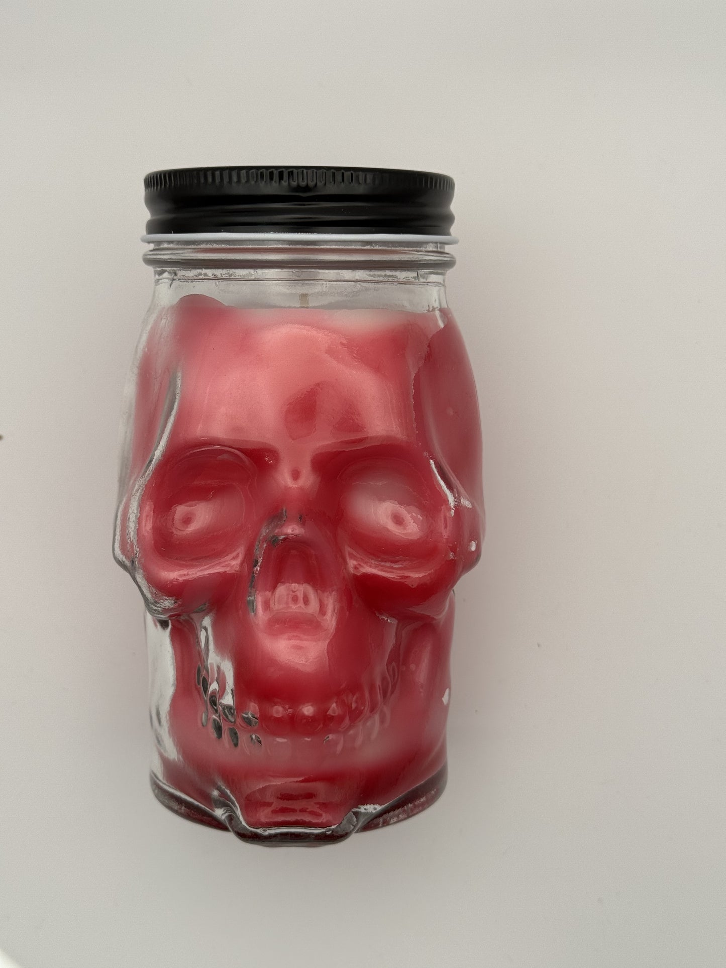 Apple Cardamom & Crisp Skull Candle