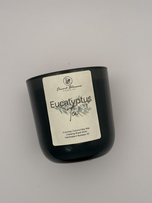 Eucalyptus Tea Wood Wick Candle