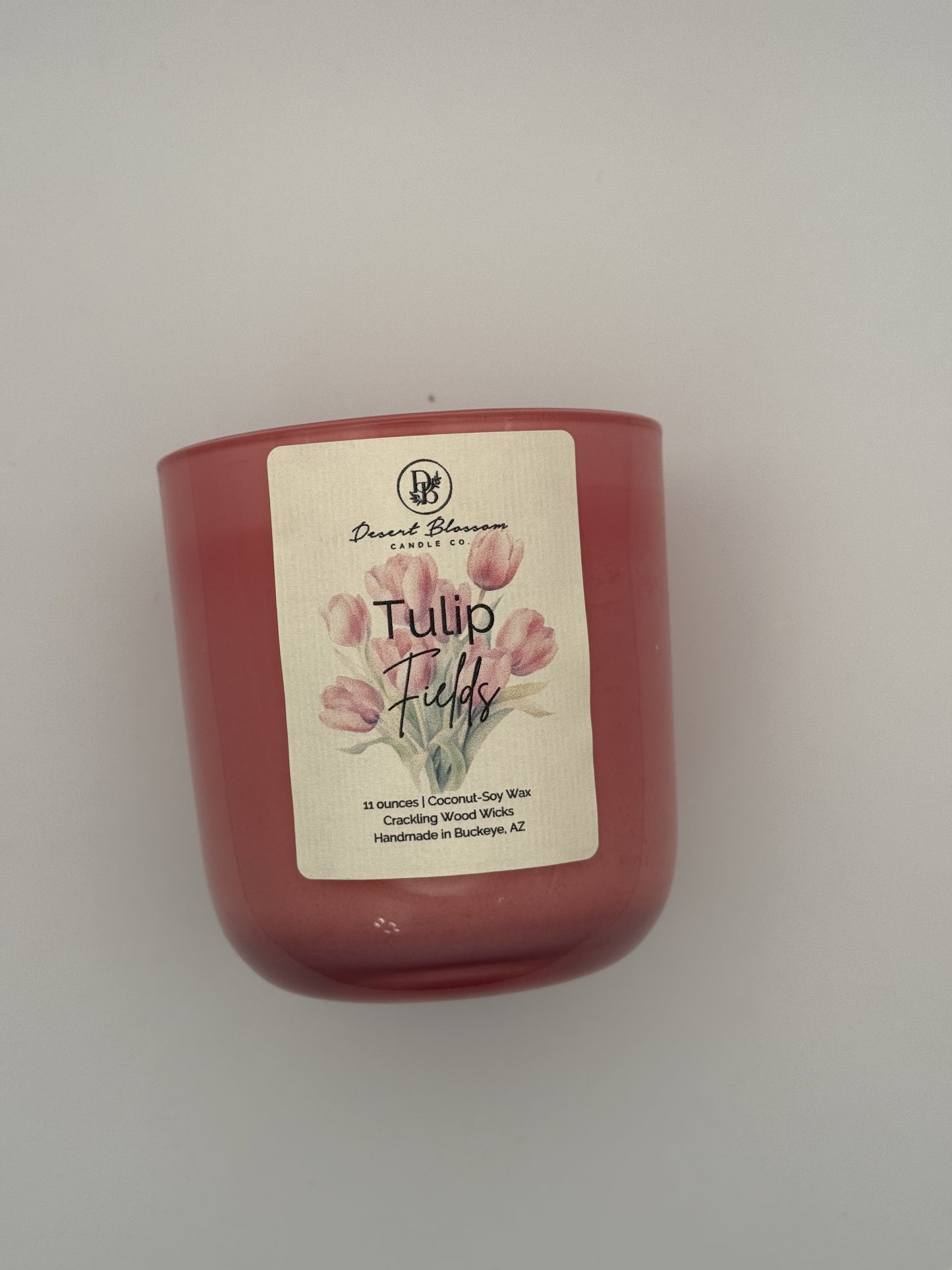 Tulip Fields Wood Wick Candle