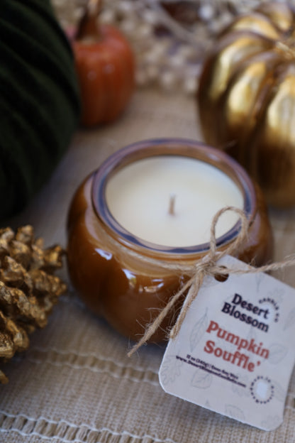 Mini Pumpkin Vessel Candles | 5 oz Fall Candle