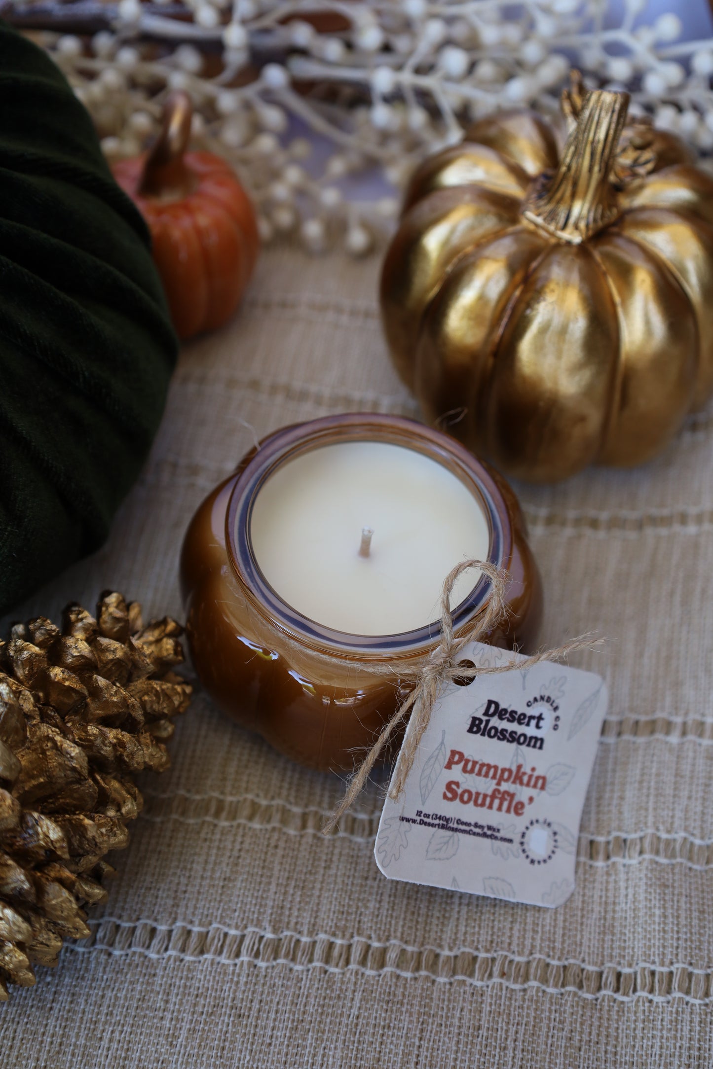 Mini Pumpkin Vessel Candles | 5 oz Fall Candle