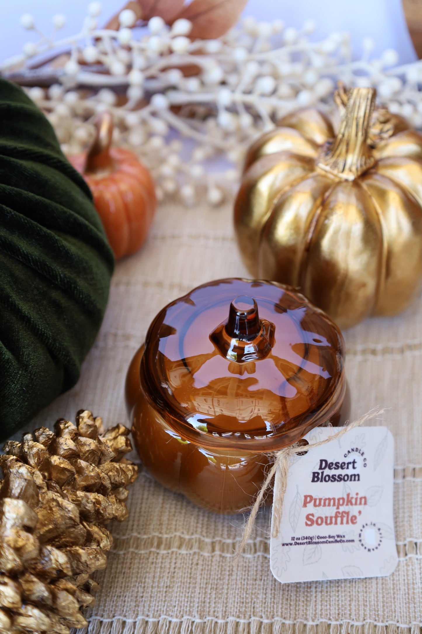 Mini Pumpkin Vessel Candles | 5 oz Fall Candle