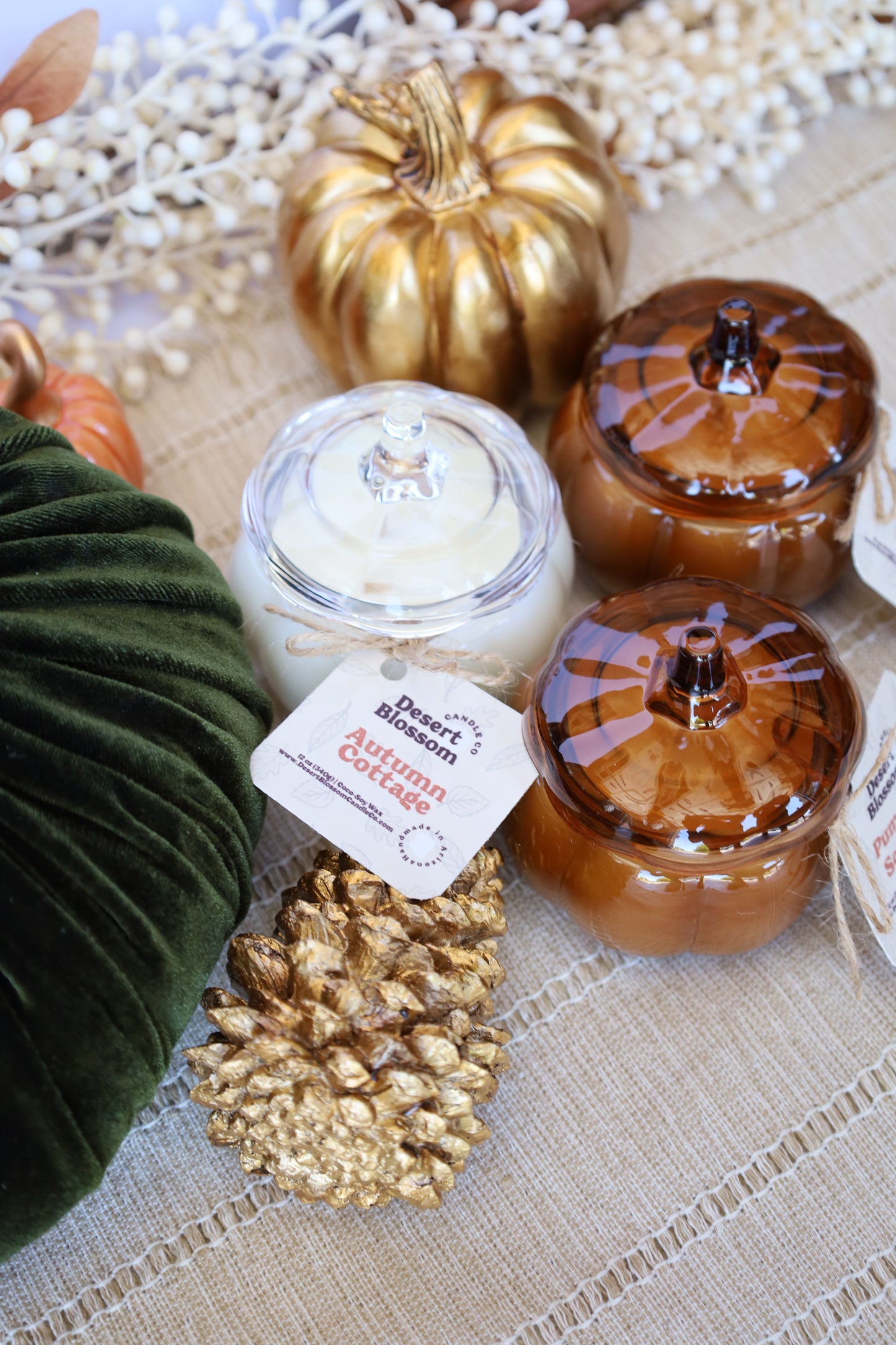 Mini Pumpkin Vessel Candles | 5 oz Fall Candle