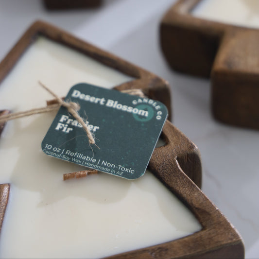 Christmas Tree 10 Ounce Dough Bowl Candle