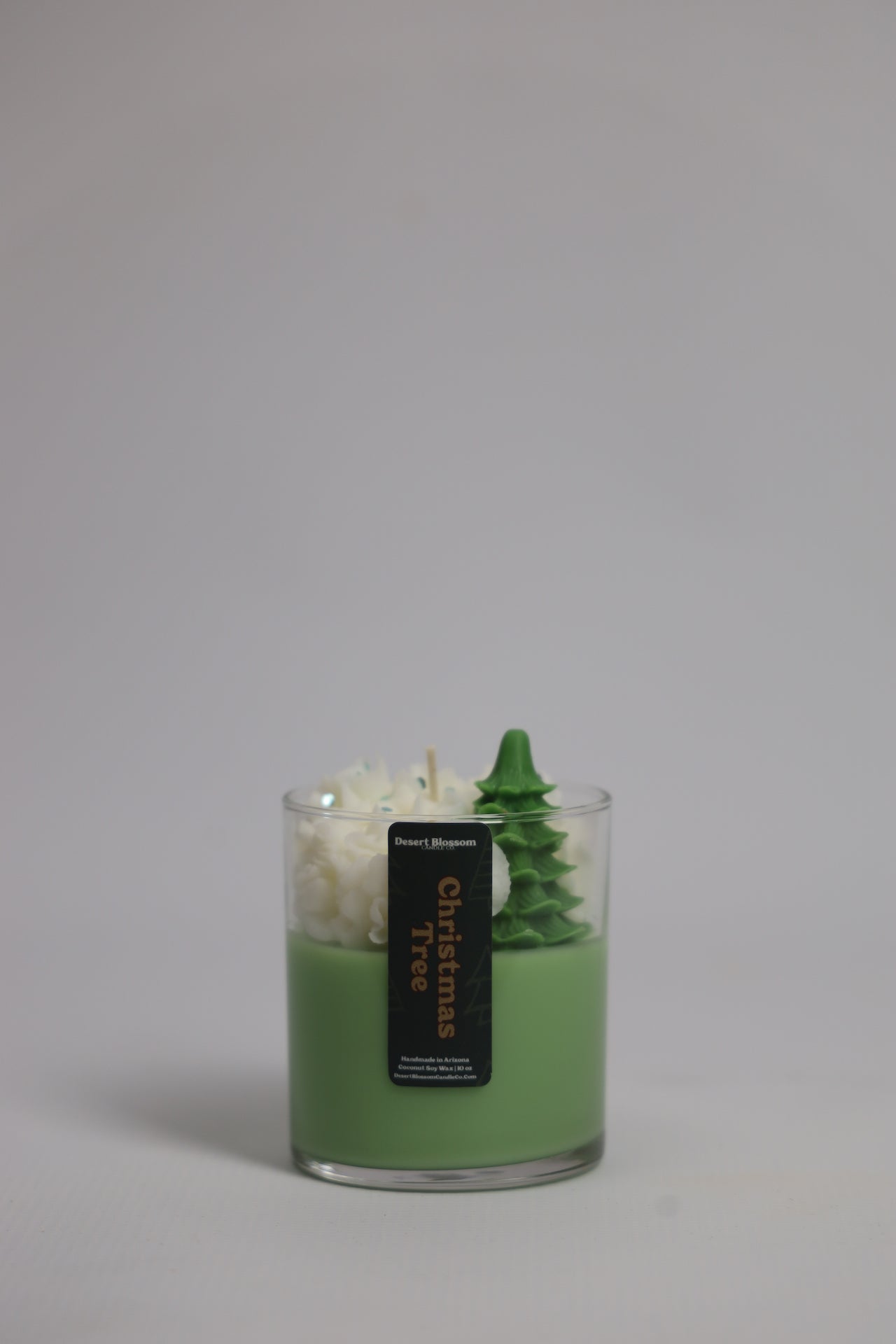 Christmas Tree Whipped Candle