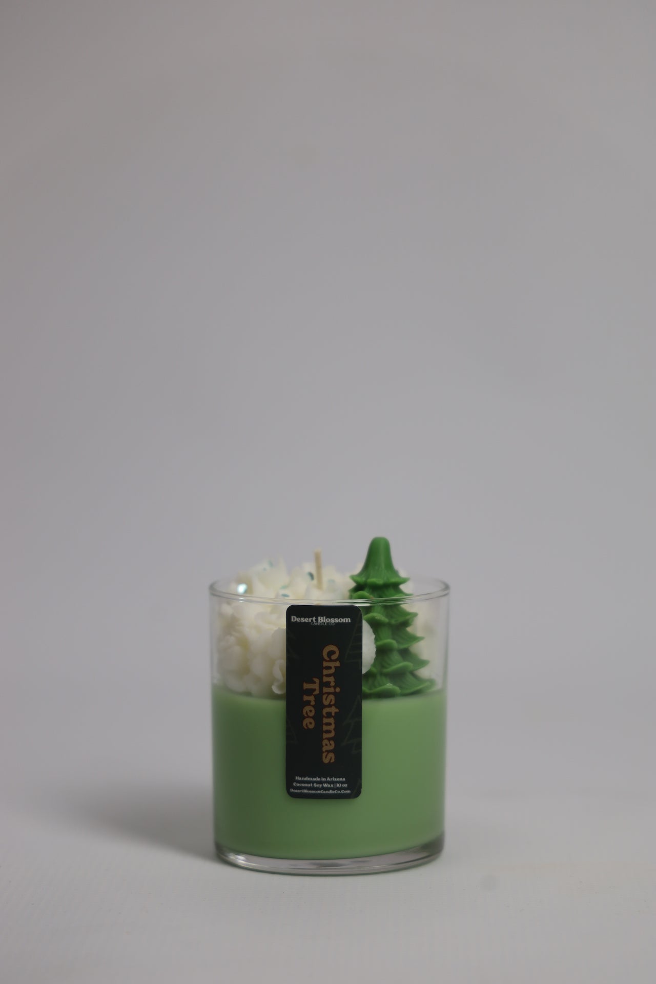 Christmas Tree Whipped Candle