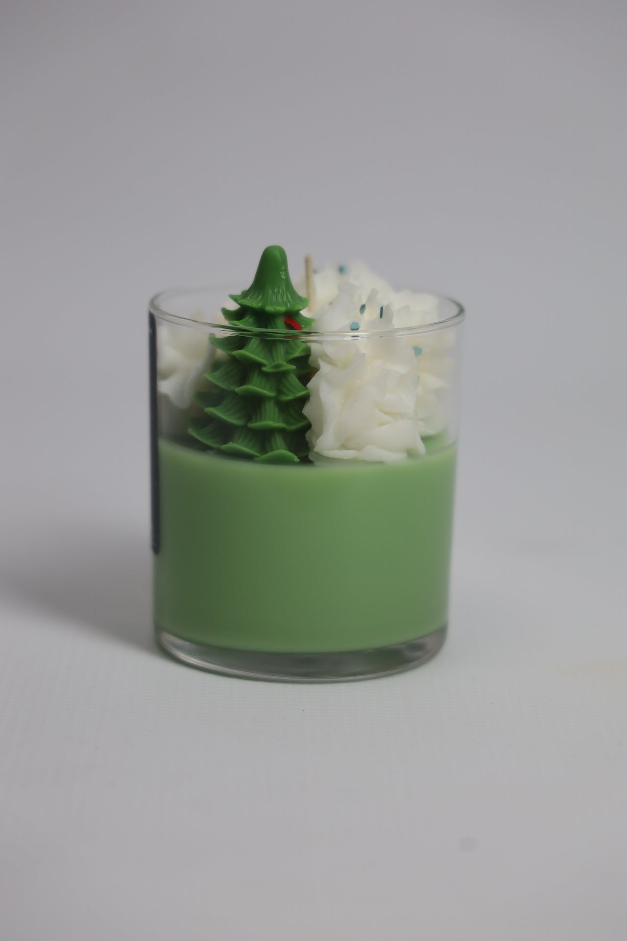 Christmas Tree Whipped Candle
