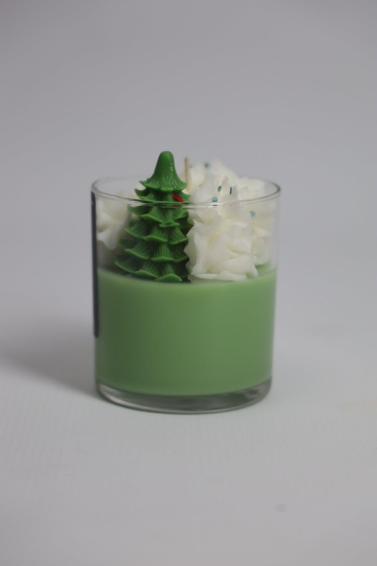 Christmas Tree Whipped Candle