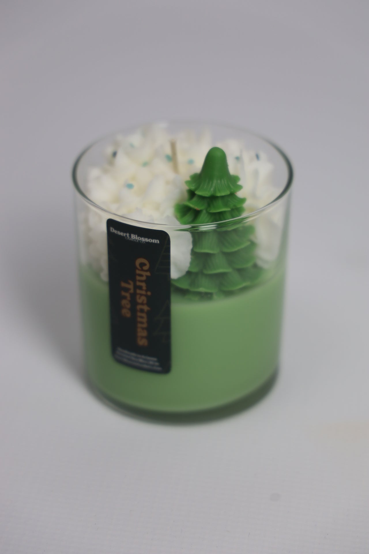 Christmas Tree Whipped Candle