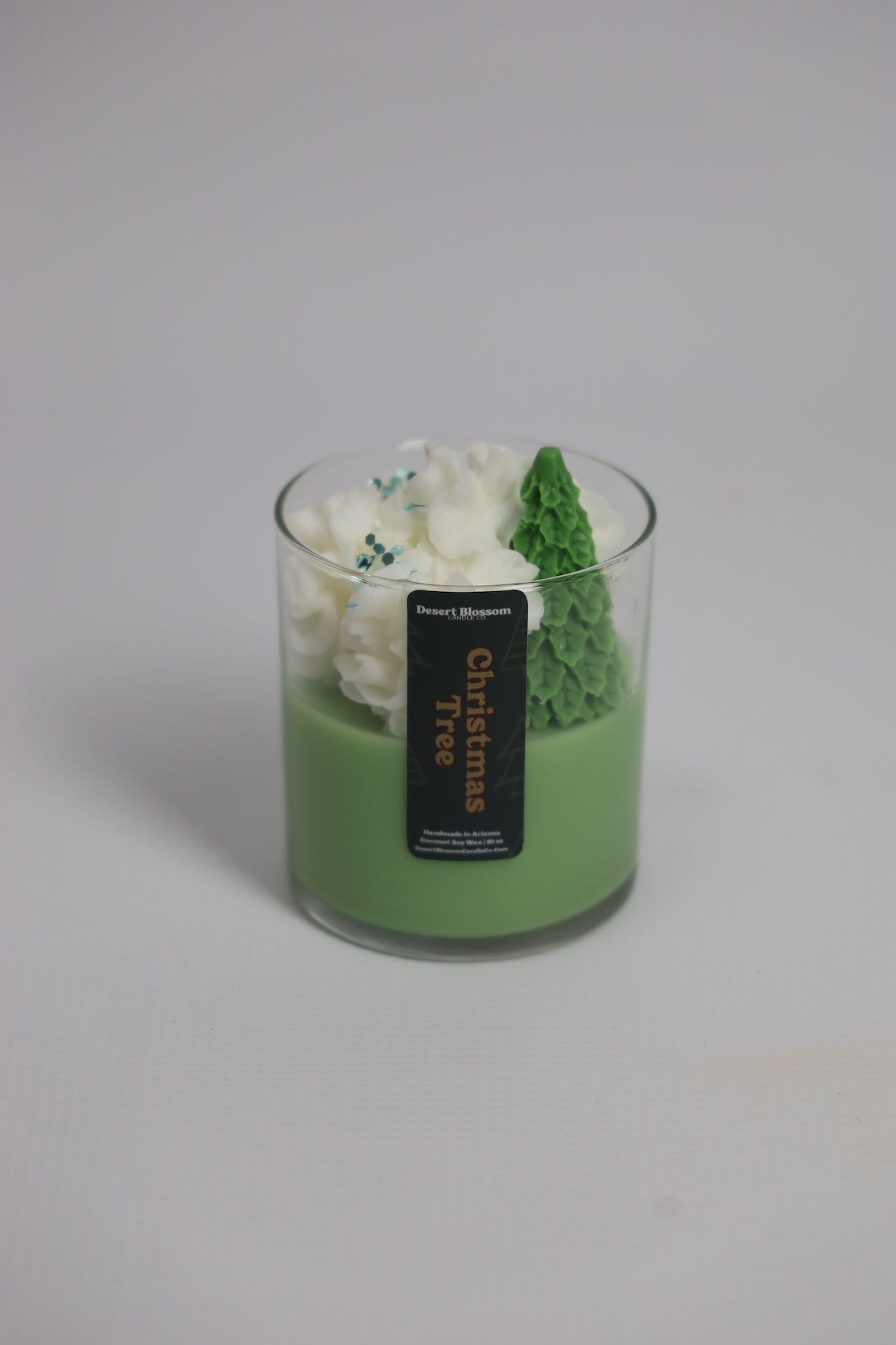 Christmas Tree Whipped Candle