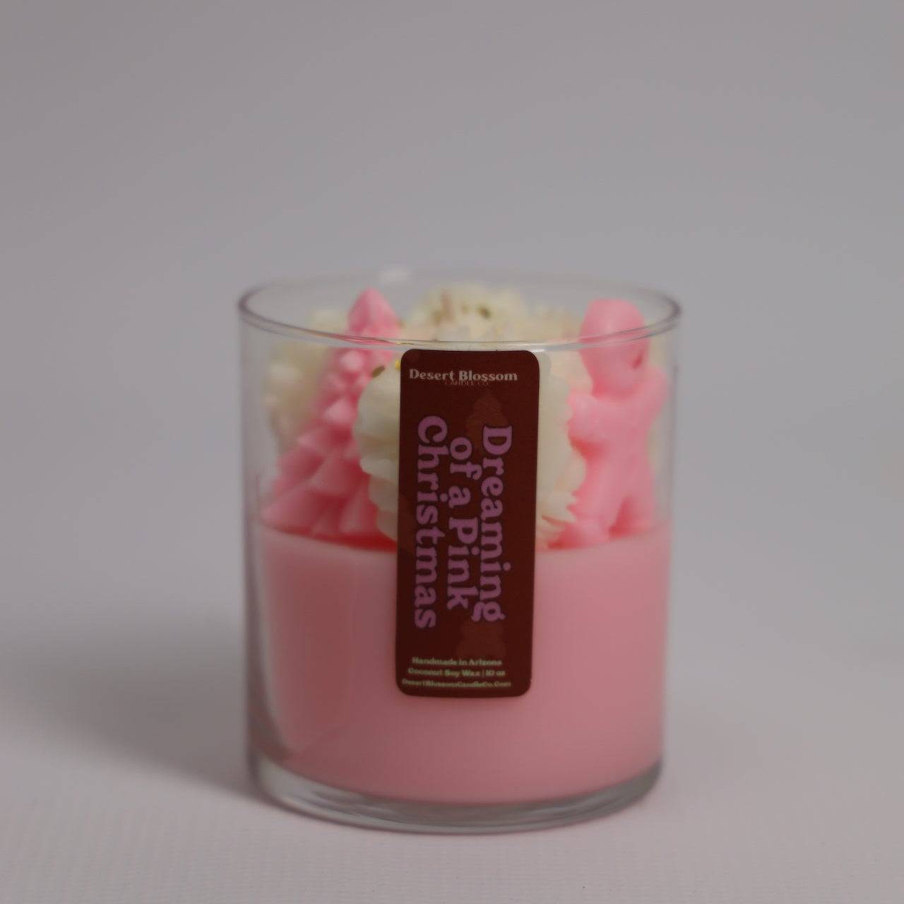 Dreaming of a Pink Christmas Whipped Candle