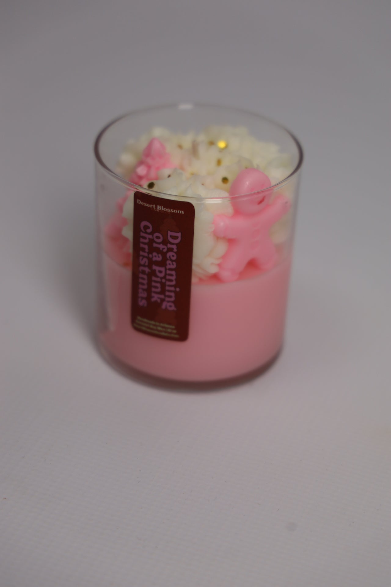 Dreaming of a Pink Christmas Whipped Candle