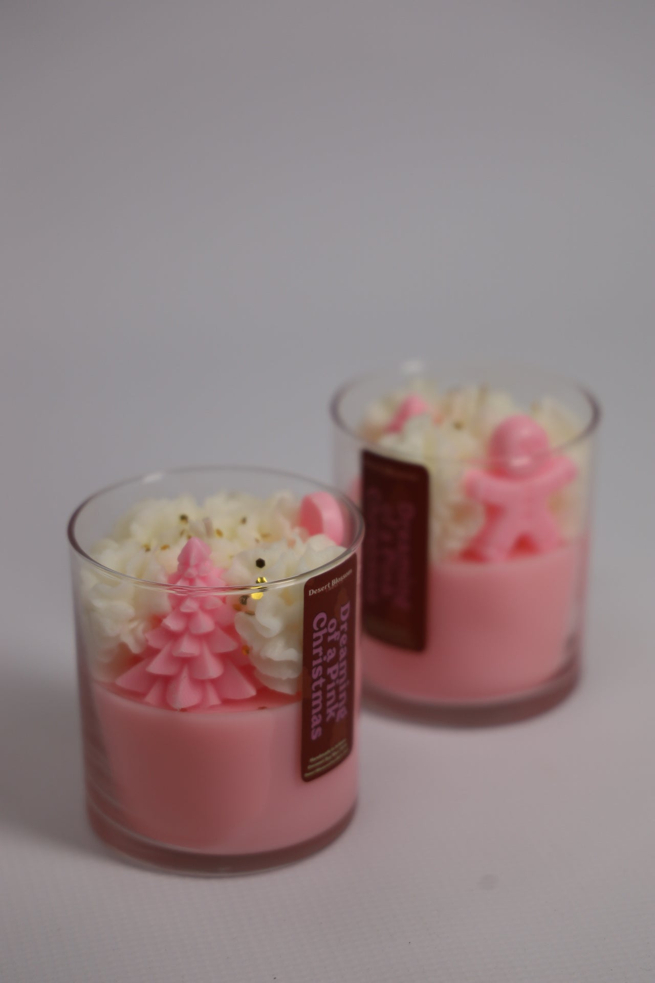 Dreaming of a Pink Christmas Whipped Candle
