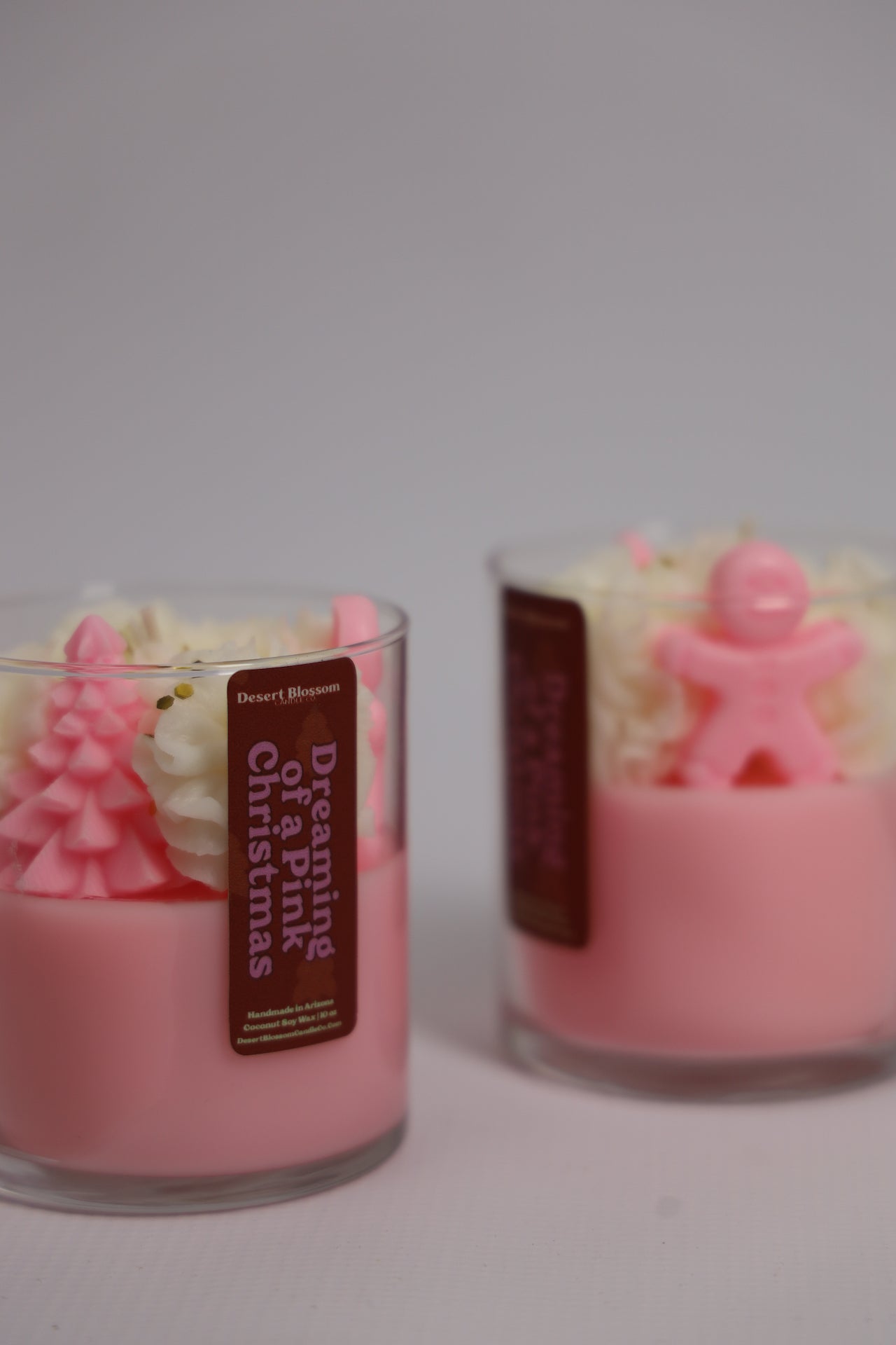 Dreaming of a Pink Christmas Whipped Candle