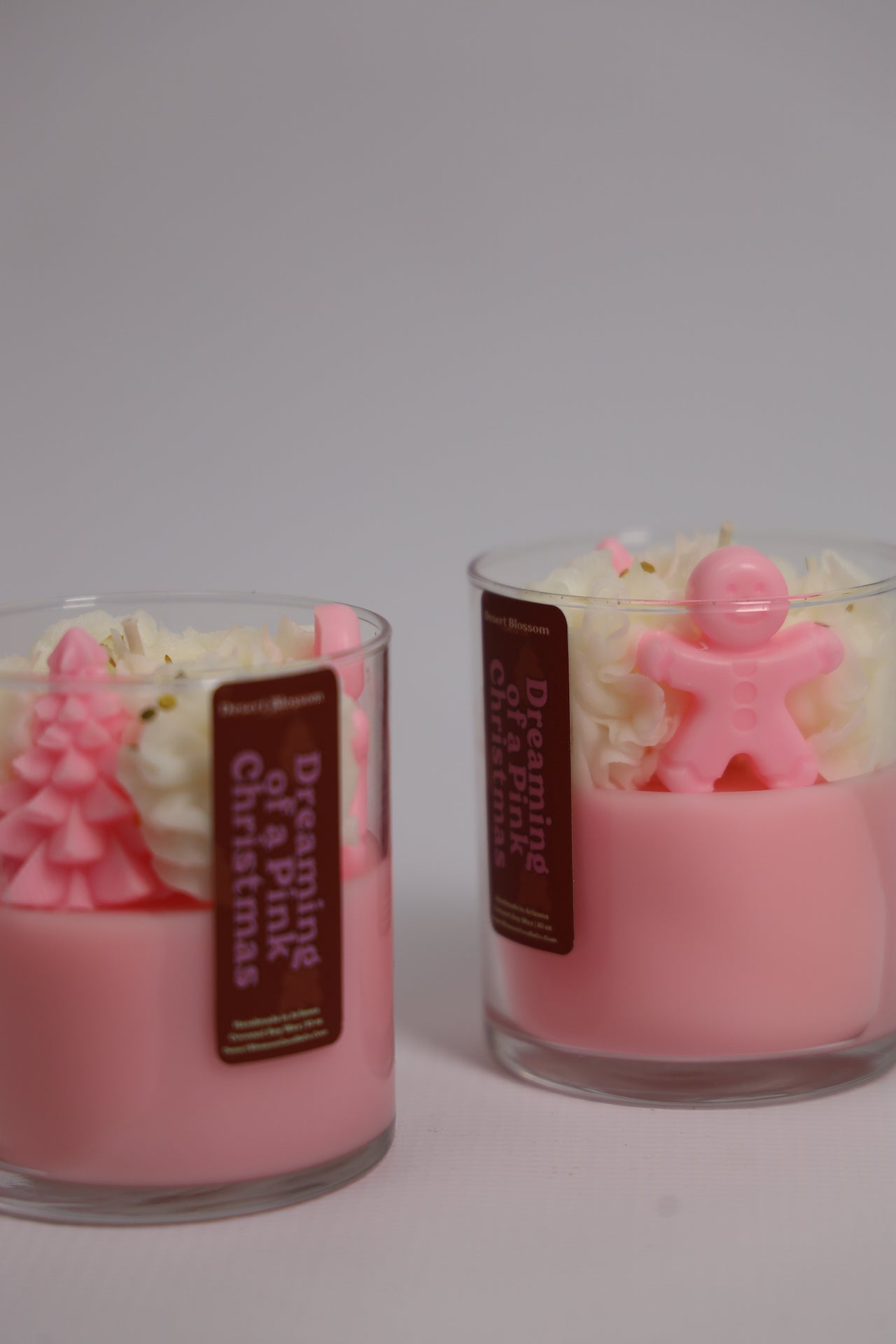 Dreaming of a Pink Christmas Whipped Candle