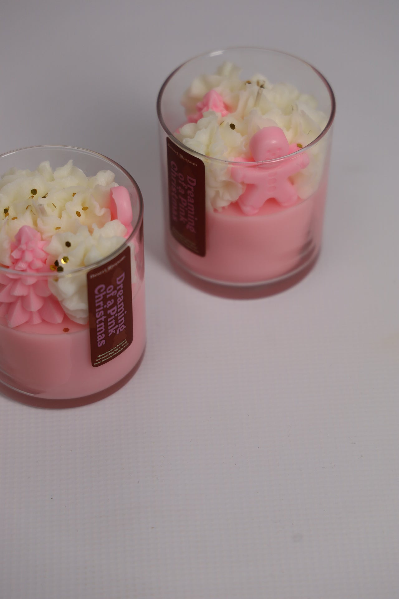 Dreaming of a Pink Christmas Whipped Candle